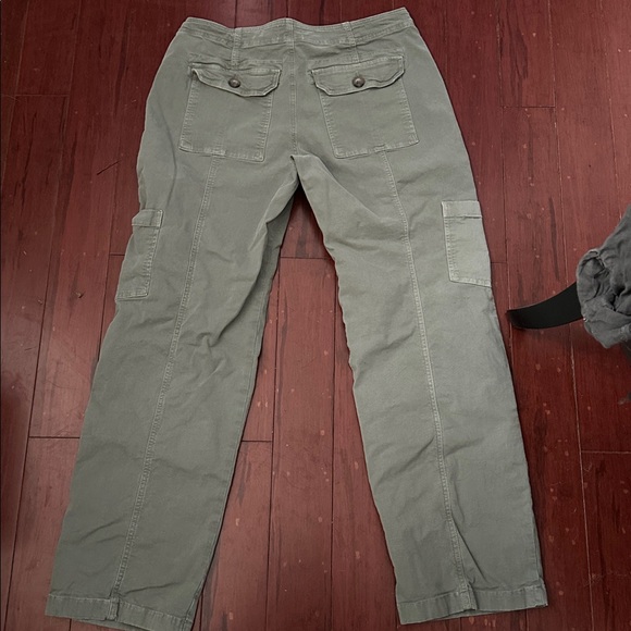 Marine Layer Aria Utility Cargo Olive Green Pants Size 14 NWT - Picture 15 of 16